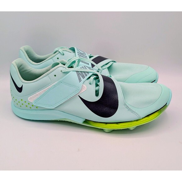Nike Air Zoom LJ Elite Long Jump Spikes Men's Size 10 Mint Foam Green dr9924-300 - Picture 2 of 7